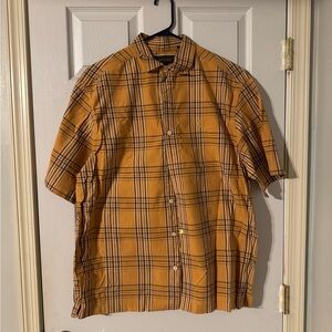 Timberland Yellow Casual Button Down Shirt
